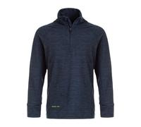 Langarmshirt ZIGZAG "Lopez", Jungen, Gr. 128, blau, 88% Polyester, 12% Elasthan, unifarben, normal, Shirts Langarmshirt, mit extra hohem Bambus-Anteil (25647950-128) blau