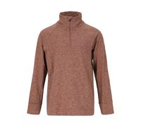 Langarmshirt ZIGZAG "Lopez", Jungen, Gr. 152, braun (kastanie), 88% Polyester, 12% Elasthan, unifarben, normal, Shirts Langarmshirt, mit kuscheligem Komfort (21390329-152) kastanie