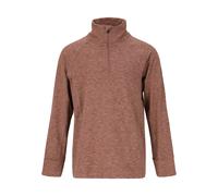 Langarmshirt ZIGZAG "Lopez", Jungen, Gr. 164, braun (kastanie), 88% Polyester, 12% Elasthan, unifarben, normal, Shirts Langarmshirt, mit kuscheligem Komfort (21390329-164) kastanie
