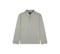 SCHIESSER - Langarmshirt Zipper bright taupe - Gr. - 54