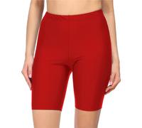 Lange Badeshorts Kurze Leggings MS10-333 Rot 36 36 Rot