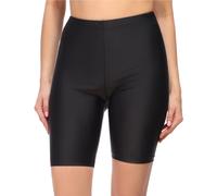Lange Badeshorts Kurze Leggings MS10-333 Schwarz 36 36 Schwarz