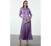 Lange, elegante, figurbetonte Abendkleider für Damen in Unifarben EU 42 / UK 14
