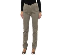 Lange Hose aus Stretchgewebe in normaler Passform 6Y5J18-5N0RZ Frau 27 (Größe)