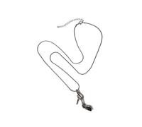 Lange Kette "Cinderella", Damen, Gr. onesize, Metall, silber, COLLEZIONE ALESSANDRO, Basic, Halsketten, mit Highheel (18638500-0) silber