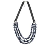 Lange Kette "Coimbra", Damen, Gr. onesize, Glas, schwarz, COLLEZIONE ALESSANDRO, Basic, Halsketten, mit echten Glasperlen (58295758-0) schwarz