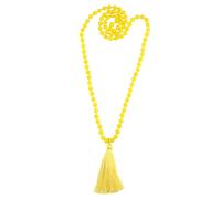 Lange Kette "Dehli", Damen, Gr. onesize, Glas, gelb, COLLEZIONE ALESSANDRO, Basic, Halsketten, mit echten Glasperlen (56893803-0) gelb