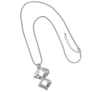 Lange Kette FIRETTI "Big Invinity", grau (metallfarben), Halsketten, Damen, Metall, L: 85 B: 2,5mm, B:2,5mm (15685155-0) metallfarben