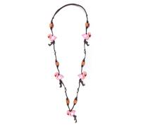 Lange Kette "Flamingo", Damen, Gr. onesize, Holz, rosa, COLLEZIONE ALESSANDRO, Basic, Halsketten, kleine Holzflamingos (52150818-0) rosa