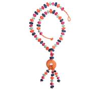 Lange Kette "Jamie", Damen, Gr. onesize, Holz, bunt (mehrfarbig), COLLEZIONE ALESSANDRO, Basic, Halsketten, mit modischer Quaste (89502627-0) mehrfarbig