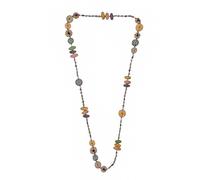 Lange Kette "Lailani", Damen, Gr. onesize, Holz, bunt (multi), COLLEZIONE ALESSANDRO, Basic, Halsketten, aus vielen kleinen Holzscheibchen (82774427-0) multi