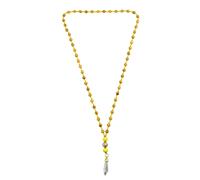 Lange Kette "Marinha", Damen, Gr. onesize, Glas, gelb, COLLEZIONE ALESSANDRO, Basic, Halsketten, Glasanhänger in Pendelform (29255849-0) gelb