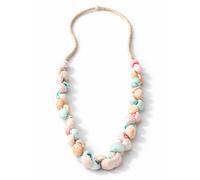 Lange Kette "Melisa", Damen, Gr. onesize, Zamak, bunt (pastellfarbig), COLLEZIONE ALESSANDRO, Basic, Halsketten, mit echten Muscheln (26618130-0) pastellfarbig