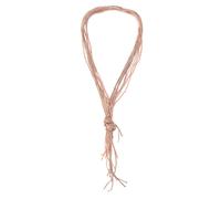Lange Kette "Orla", Damen, Gr. one size, Textil, rosa, COLLEZIONE ALESSANDRO, Basic, Halsketten, mit hochwertigem schimmernden Textilgarn (49718164-0) rosa