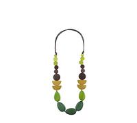 Lange Kette "Pauline", Damen, Gr. onesize, Holz, grün, COLLEZIONE ALESSANDRO, Basic, Halsketten, verschiedene Holzperlen (77078826-0) grün