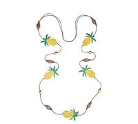 Lange Kette "Pineapple", Damen, Gr. onesize, Holz, gelb, COLLEZIONE ALESSANDRO, Basic, Halsketten, mit kleinen Ananas aus Holz (56574714-0) gelb