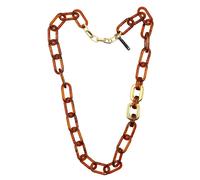 Lange Kette "Polly", Damen, Gr. onesize, Kunstfaser, braun, COLLEZIONE ALESSANDRO, Basic, Halsketten, aus ovalen Gliedern gefertigt, teilweise aus Metall (94891204-0) braun