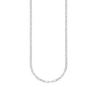 Lange Kette "Schmuck Geschenk Edelstahlkette lang", silber (silberfarben), ANISTON JEWELRY & WATCHES, Halsketten, Damen, Edelstahl, L: 80 B: 2,3mm, B:2,3mm (83962355-0) silberfarben