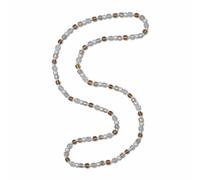 Lange Kette STEUER "Glasperlenkette", bunt (mehrfarbig), Halsketten, Damen, 102cm, Metall, L: 102 B: 8mm, glänzend, B:8mm (18772058-0) mehrfarbig