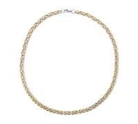 Lange Kette STEUER "Königskette Edelstahl", gelb, Halsketten, Damen, 55,0cm, Edelstahl, L: 55, glänzend (58438158-0) gelb