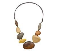 Lange Kette "Wood", Damen, Gr. onesize, Holz, braun, COLLEZIONE ALESSANDRO, Basic, Halsketten, aus Holzperlen in verschiedenen Farben und Formen (52546209-0) braun