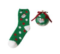 Lange Kuschelsocken Damen Unisex Plüsch Sneakersocken Kinder lustige Designs Warme Socken mit Motiv aus Baumwolle Socken Kinder Plüsch Witzige Socken Dicke Socken Winter Hüttensocken 2025