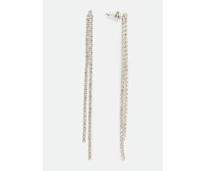 Lange Ohrstecker mit Schmucksteinen silber ONESIZE