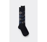 Lange Socken Aus Soft Cotton Blau 40-41