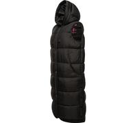 Lange Steppweste mit Kapuze "Sayorii" Black XL