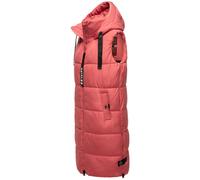 Navahoo Damen ärmellose Lange Outdoorweste warme Winterjacke Schnuffelchen Rouge Gr. XS