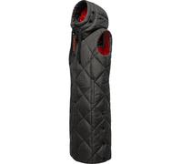 Steppweste NAVAHOO "Schnuckel", Damen, Gr. XL (42), grau (anthrazit), Oberstoff: 100% Polyester. Futter: 100% Polyester. Wattierung: 100% Polyester, lässig geschnitten ca. Mitte Wade, hoch geschlossen