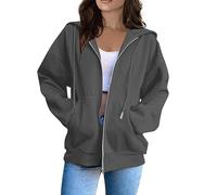 Lange Sweatjacke Damen Pullover Jacke Damen ragwear Damen Pullover Pulli mit katzentasche Damen cordjacke Lange Jacke Strickjacke Damen reißverschluss sweatmantel Damen Hoody Jacke Damen Weste