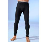 Lange Unterhose BUGATTI, Herren, Gr. 8, 1 Stk., schwarz, 100% Baumwolle, Unterhosen Lange Unterhose (727550-8) schwarz