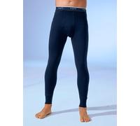 Lange Unterhose BUGATTI, Herren, Gr. 9, 1 Stk., blau (marine), 100% Baumwolle, Unterhosen Lange Unterhose (618868-9) marine