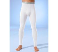 Lange Unterhose BUGATTI, Herren, Gr. 9, 1 Stk., weiß, 100% Baumwolle, Unterhosen Lange Unterhose (690914-9) weiß