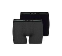 Lange Unterhose BUGATTI "Neapel", Herren, Gr. 8 (XXL), schwarz, Single Jersey, Obermaterial: 95% Baumwolle, 5% Elasthan, körpernah, Unterhosen, bequem, lang, eng, atmungsaktiv, Baumwollmix, elastisch,