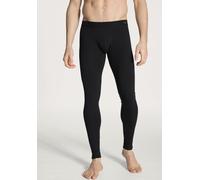 CALIDA Cotton Code Pyjamahose Herren, Long John mit Komfortbund schwarz 56