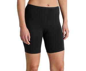 Lange Unterhose CALIDA "Natural Comfort", Damen, Gr. M (44/46), schwarz, Single Jersey, Obermaterial: 92% Baumwolle, 8% Elasthan, eng, Unterhosen Lange Unterhose, Single Jersey Qualität, elastisch, la