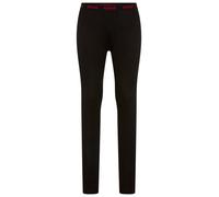 Lange Unterhose HUGO UNDERWEAR "LONG JOHNNY", Herren, Gr. XXL (56), schwarz 001, Obermaterial: 95% Baumwolle, 5% Elasthan, körpernah, Unterhosen Lange Unterhose, elastischer Bund (45840668-XXL) schwar