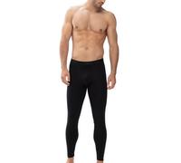 Lange Unterhose MEY "Casual Cotton (K)", Herren, Gr. S, schwarz, Feinripp, Obermaterial: 98% Baumwolle, 2% Elasthan, Unterhosen Lange Unterhose, Weiche Beinabschlüsse (77680964-S) schwarz