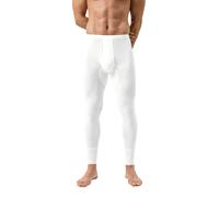 Lange Unterhose MEY "NOBLESSE", Herren, Gr. 3XL, Feinripp, weiß, Feinripp, Obermaterial: 100% Baumwolle, unifarben, körpernah, Unterhosen Lange Unterhose, mit weichen Beinabschlüssen (35219202-XXXL) w