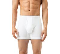 Lange Unterhose MEY "NOBLESSE", Herren, Gr. 4XL, Feinripp, weiß, Feinripp, Obermaterial: 100% Baumwolle, unifarben, figurbetont, Unterhosen Lange Unterhose, Aufgesetzter Webbund, super soft (28824257-