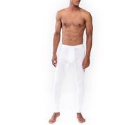 Lange Unterhose MEY "Noblesse", Herren, Gr. 4XL, weiß, Feinripp, Obermaterial: 100% Baumwolle, unifarben, körpernah, Unterhosen Lange Unterhose, mit weichen Beinabschlüssen (35219202-4XL) weiß