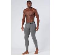 Lange Unterhose REEBOK "JOHNY", Herren, Gr. XL, grau, Obermaterial: 95% Baumwolle, 5% Elasthan, eng, Unterhosen Lange Unterhose, basic, lang, atmungsaktiv, mit Logo, breiter Bund, Baumwollmix (1379911