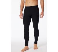 Lange Unterhose SCHIESSER "95/5", Herren, Gr. 6, schwarz (000, schwarz), Single Jersey, Obermaterial: 95% Baumwolle, 5% Elasthan, unifarben, eng, Unterhosen Lange Unterhose, mit innen liegendem Webgum