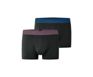 Lange Unterhose SCHIESSER "95/5 Multipacks", Herren, Gr. 6, sortiert 11, Single Jersey, Obermaterial: 95% Baumwolle, 5% Elasthan, eng, Unterhosen Lange Unterhose, mit farblich abgesetztem, sportlichem