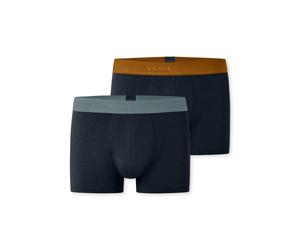 Lange Unterhose SCHIESSER "95/5 Multipacks", Herren, Gr. 7, sortiert 12, Single Jersey, Obermaterial: 95% Baumwolle, 5% Elasthan, eng, Unterhosen Lange Unterhose, mit farblich abgesetztem, sportlichem