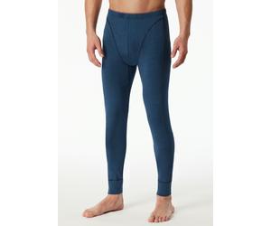 Lange Unterhose SCHIESSER "95/5 Originals", Herren, Gr. 6, 800, blau, Single Jersey, Obermaterial: 95% Baumwolle, 5% Elasthan, Unterhosen Lange Unterhose (10536860-6) 800, blau