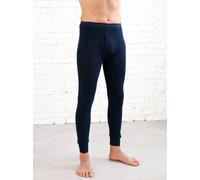 Lange Unterhose SCHIESSER, Herren, Gr. 6, 1 Stk., blau (marine), 100% Baumwolle, Unterhosen Lange Unterhose (56724952-6) marine