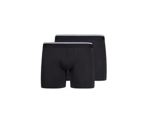 Lange Unterhose SKINY "Cotton Multipack", Herren, Gr. L, schwarz, Obermaterial: 95% Baumwolle, 5% Elasthan, unifarben, normal, Unterhosen Lange Unterhose, bequem, elastisch, basic, weich, Baumwollmix